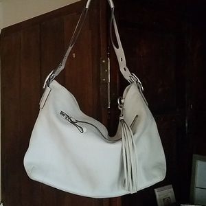 Coach Adjustable Shoulder hobo leather Bag
